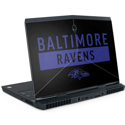 NFL Baltimore Ravens Black Performance Series Dell Alienware Skin